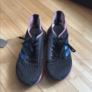 Black adidas ultra boost sneakers size 6